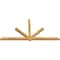 Ekena Millwork Kennewick Rough Sawn Timber Gable Bracket, Western Red Cedar, 108"W x 54"H x 4"D x 4"F, 12/12 Pitch GBW108X54X0404KEN00RWR - alternate 3